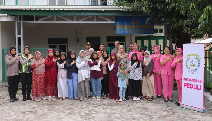Sambut HUT Bhayangkara Ke 80, Polres PematangsiantarBaksos di Panti Asuhan