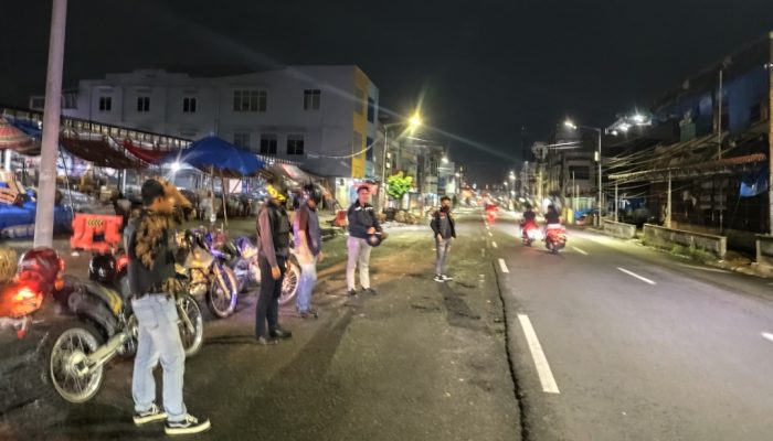 Timsus Dayok Mirah Polres Pematangsiantar Patroli Antisipasi Tawuran, Geng Motor, dan Knalpot Brong
