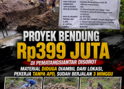 Proyek Bendung Rp399 Juta di Pematangsiantar Disorot, Material Diduga Diambil dari Lokasi dan Pekerja Tanpa APD