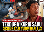 Dipimpin Langsung AKP Irwanta Sembiring, Terduga Kurir Sabu dari Medan Dibekuk Saat Turun dari Bus di Siantar