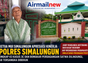 Ketua MUI Simalungun Apresiasi Kinerja Kapolres AKBP Marganda Aritonang dan Kasat Reskrim AKP Wisnugraha Ungkap 43 Kasus 3C
