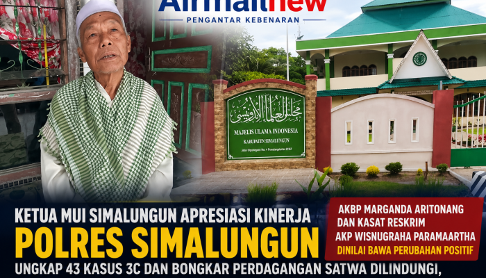 Ketua MUI Simalungun Apresiasi Kinerja Kapolres AKBP Marganda Aritonang dan Kasat Reskrim AKP Wisnugraha Ungkap 43 Kasus 3C