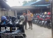 Antisipasi Guantibmas,Bhabinkamtibmas Polsek Siantar Marihat Sambangi Penyedia Lahan Parkir