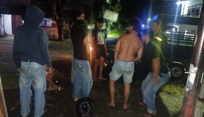 Polsek Siantar Timur Respon Cepat Aduan Warga, Bubarkan Kerumunan Pemuda di Jalan Ksatria