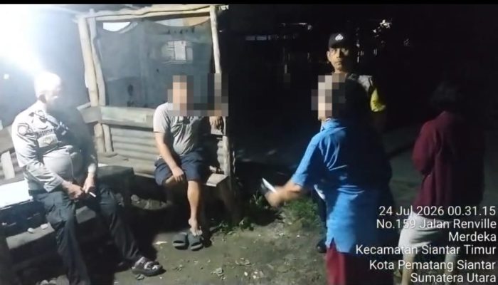 Polsek Siantar Timur Respon Cepat Aduan Warga, Datangi Lokasi Musik Keras Tengah Malam