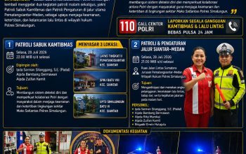 Dua Giat Malam Satlantas Simalungun: Patroli Sabuk Kamtibmas dan Pengaturan Jalur Siantar-Medan Ciptakan Lalin Aman Tanpa Kecelakaan
