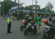 Sat Lantas Polres Pematangsiantar Edukasi Pengendara Gojek, Tekankan Keselamatan Berkendara