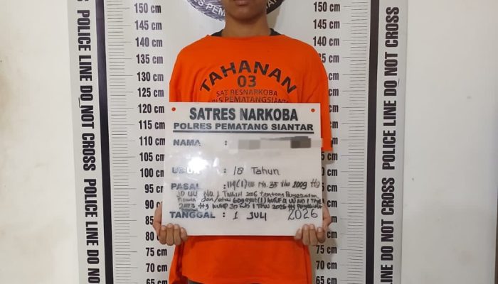 Putus Rantai Peredaran Narkoba, Polres Pematangsiantar Amankan Pemilik 8 Butir Ekstasi