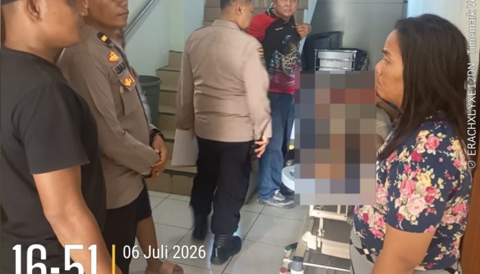 Respon Laporan Call Center 110, Polsek Siantar Barat Cek TKP Penemuan Mayat di Pasar Horas