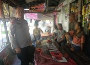 Respons Keluhan Warga, Bhabinkamtibmas Polsek Siantar Martoba Sambangi Warkop