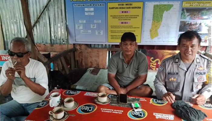 Bhabinkamtibmas Polsek Siantar Barat Gelar Patroli Kampung Bebas Narkoba