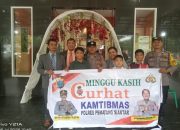 Polsek Siantar Selatan Gelar Minggu Kasih, Tampung Aspirasi dan Sampaikan Pesan Kamtibmas