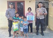 Polsek Siantar Marihat Salurkan Bansos HUT Bhayangkara ke-80 kepada Warga yang Membutuhkan