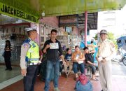 Satlantas Polres Pematangsiantar Edukasi Pengemudi dan Mandor Bus tentang Tertib Berlalu Lintas