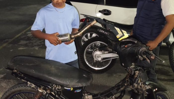 Patroli Hingga Subuh, Polres Pematangsiantar Amankan Enam Sepeda Motor Berknalpot Brong