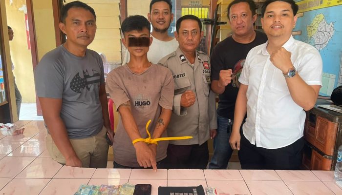 Polsek Gunung Malela Gerebek Rumah, Pengedar Sabu 5,46 Gram Dibekuk