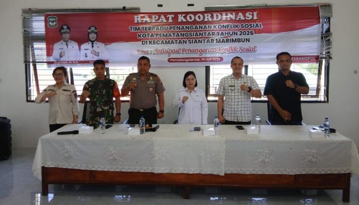 Kapolsek Siantar Marihat dan Forkopimca Siantar Marimbun Perkuat Sinergi Cegah Konflik Sosial