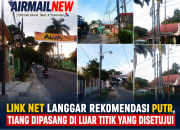 Link Net Langgar Rekomendasi PUTR, Tiang Dipasang di Luar Titik yang Disetujui