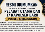Resmi, Ini Susunan Pejabat Utama dan 17 Kapolsek Baru Polres Simalungun