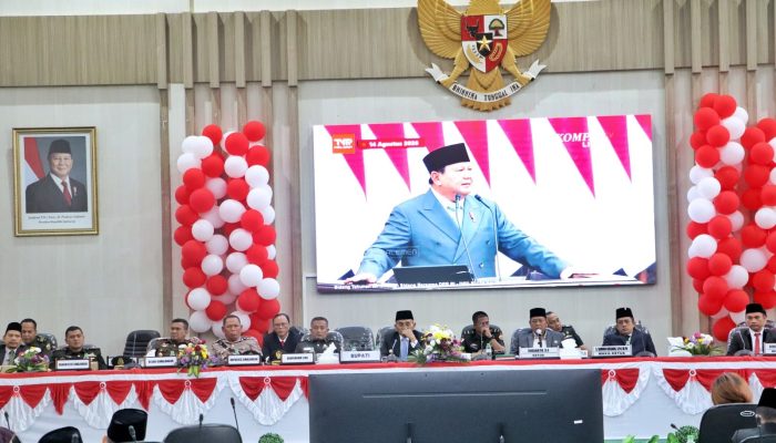 Bupati Simalungun Hadiri Paripurna DPRD, Simak Pidato Kenegaraan Presiden Prabowo
