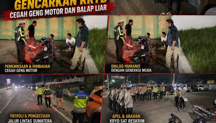Jelang HUT RI ke-81, Resmob Polres Simalungun Sasar Geng Motor dan Balap Liar
