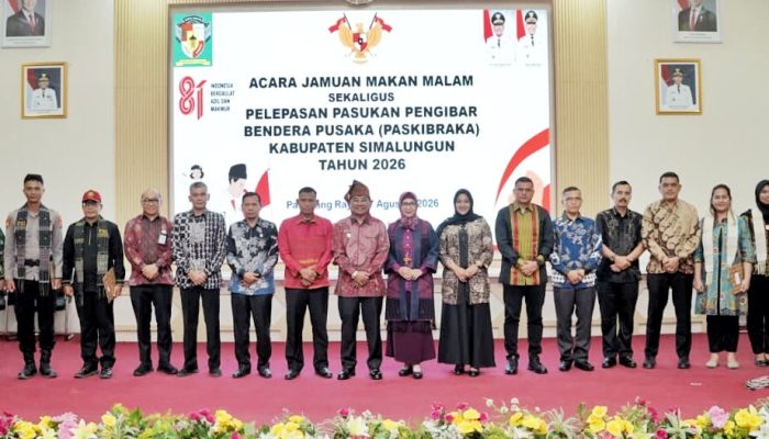 Bupati Simalungun Apresiasi Paskibraka 2026: Kalian Membanggakan Daerah