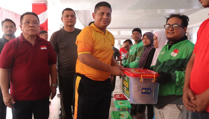 Kapolres Pematangsiantar Hadiri Bakti Sosial HUT ke-81 TNI, Cek Langsung Pelayanan Kesehatan Warga
