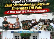 Kapolres Simalungun Sambangi Brigif TP 036/Harajaon Marpitu, Perkuat Sinergi TNI-Polri Jaga Kamtibmas