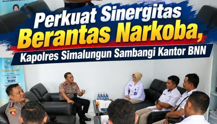 Kapolres Simalungun Sambangi BNN, Perkuat Sinergi Berantas Narkoba