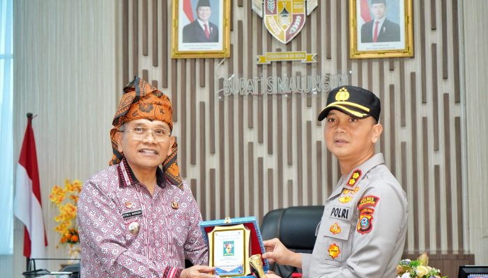 Kapolres Baru Temui Bupati Simalungun, Kamtibmas dan Pelayanan Publik Jadi Bahasan