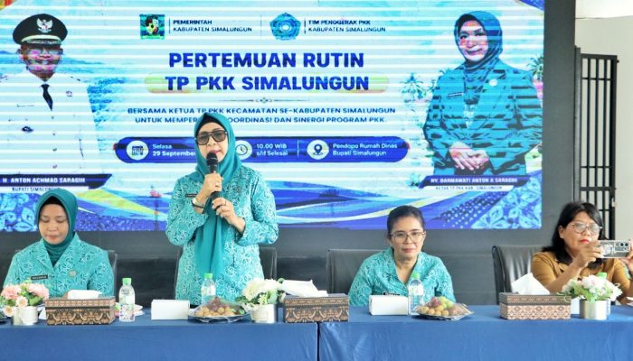 TP PKK Simalungun Evaluasi Kinerja, Siapkan Nagori Percontohan Tahun Depan