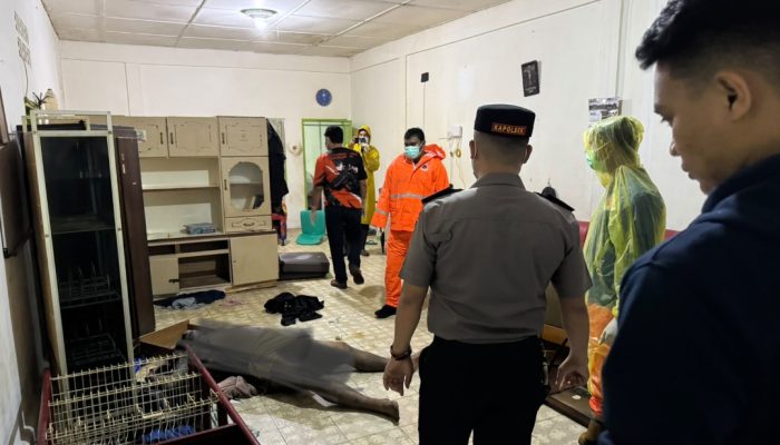 Kapolsek Siantar Timur IPTU Chandra Ritonga Pimpin Olah TKP Temuan Mayat di Jalan Perwira