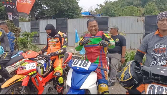 Dari Kursi Dewan ke Lintasan, Hendra Pardede Gaspol di Siantar Road Race 2026