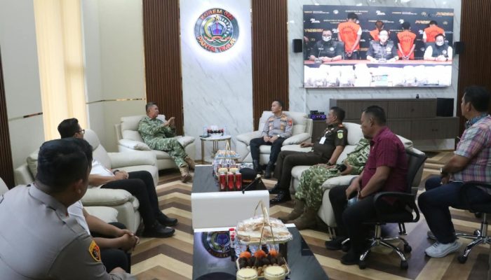 Kapolres Simalungun Temui Danrem 022/Pantai Timur, Bangun Jalur Komunikasi TNI-Polri untuk Antisipasi Dinamika Kamtibmas