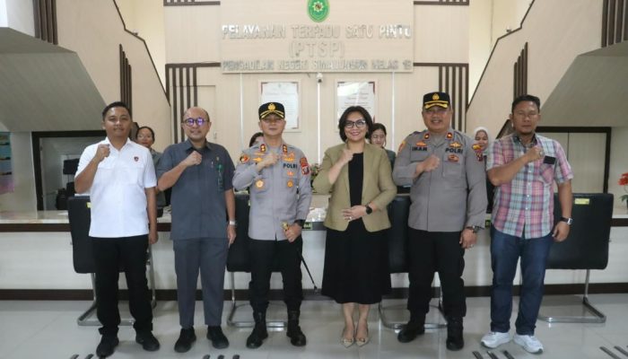 Kapolres Simalungun Silaturahmi ke PN Simalungun, Bahas Penguatan Keamanan Selama Proses Persidangan