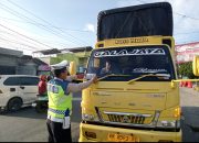 Sat Lantas Polres Pematangsiantar Edukasi Komunitas Angkutan Barang tentang Tertib Berlalu Lintas
