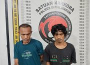 Satresnarkoba Polres Simalungun Amankan Dua Pria, 77,22 Gram Ganja Disita