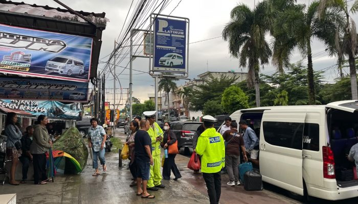 Sat Lantas Polres Pematangsiantar Edukasi Tertib Lalu Lintas di Halte Travel