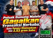 Polsek Gunung Malela Amankan Pria, 2,53 Gram Sabu Disita
