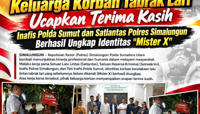 Polres Simalungun Ungkap Identitas Korban Tabrak Lari, Penyelidikan Berlanjut