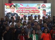Kapolres Simalungun Coffee Morning Bersama 160 Insan Pers