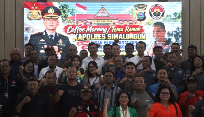 Kapolres Simalungun Coffee Morning Bersama 160 Insan Pers