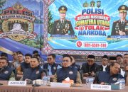 Sejalan Komitmen Kapolri Berantas Narkoba, Polres Simalungun Gelar Deklarasi “Polisi Bersama Masyarakat Menolak Narkoba”