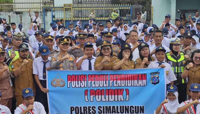 Kapolres Simalungun Ajak 300 Pelajar SMPN 1 Panei Jauhi Tawuran