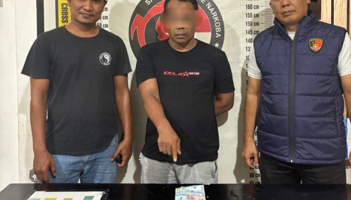 Polsek Bosar Maligas Amankan Terduga Pengedar Sabu, 7,17 Gram Disita