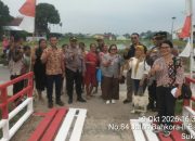 Polisi Bersama Masyarakat, Polsek Siantar Marihat Renovasi Jembatan Merah Putih