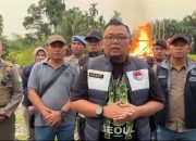 Tim Gabungan Gerebek Sarang Narkoba di Deli Serdang, Enam Barak Dibakar