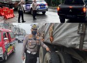 Kapolres Pematangsiantar Turun ke Jalan, Atur Lalu Lintas dan Bantu Truk Kehabisan BBM
