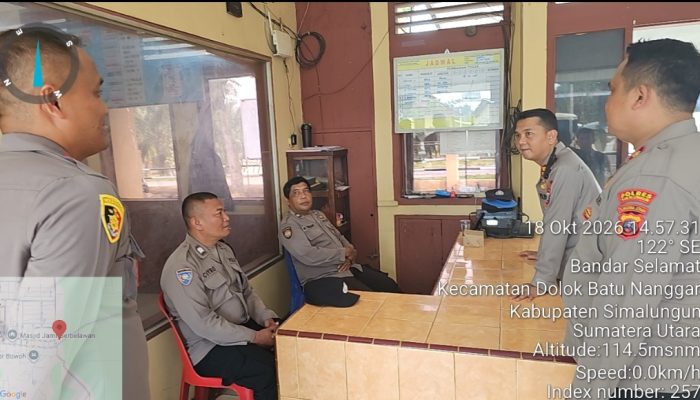 Kapolres Simalungun Cek Pelayanan SPKT, Personel Diminta Tak Persulit Warga