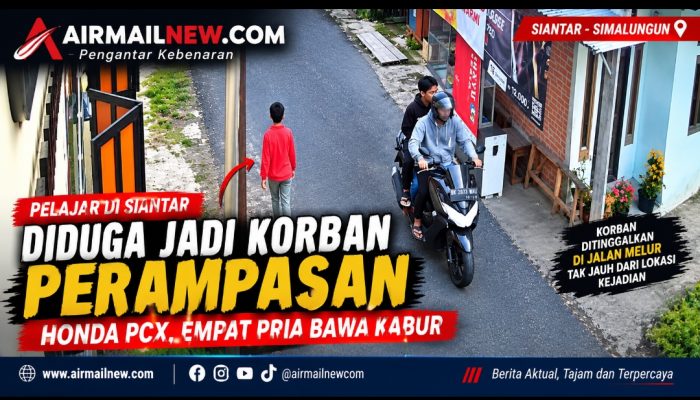 Pelajar di Siantar Diduga Jadi Korban Perampasan Honda PCX, Empat Pria Diburu?